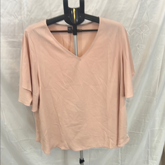 SHEIN Tops - SHEIN Pink Boxy Blouse with Relaxed Fit